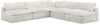 Cozy Cream Velvet Cloud Modular Sectional