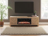 Cayboni 71" TV Stand with Electric Fireplace