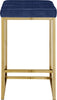 Nicola Navy Velvet Stool