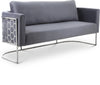 Casa Grey Velvet Sofa