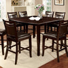 WOODSIDE II Dark Cherry/Espresso Counter Ht. Table w/ 18" Leaf
