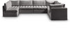 Jacob Grey Velvet Modular Sectional