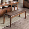 Wichita Light Walnut Bench
