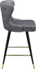 Hendrix Grey Faux Leather Counter/Bar Stool