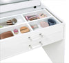 Danbury Makeup Vanity Table with LED Mirror and Stool