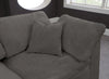 Cozy Grey Velvet Cloud Modular Sofa