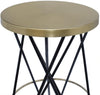 Mercury Black / Gold Counter Stool