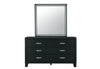 Reid Black Bed Group with LED