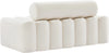 Melody Cream Velvet Loveseat