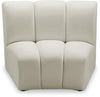 Infinity Cream Velvet Modular Chair