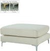 Julia Cream Velvet Modular Ottoman