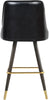 Portnoy Black Faux Leather Counter/Bar Stool