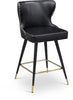 Hendrix Black Faux Leather Counter/Bar Stool