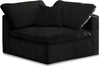Cozy Black Velvet Chair