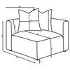 Jennifer Upholstered Corner Chair