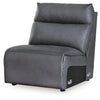 ModZ Power Reclining Sectional with Audio Console