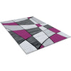 Niksar Gray/Purple 5' X 7' Area Rug