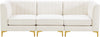 Alina Cream Velvet Modular Sofa