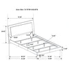 Felicity Panel Bed with LED Lighting