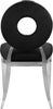Carousel Black Velvet Dining Chair