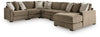 Camellia-Court Sectional with Chaise