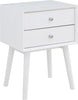 Teddy White Night Stand