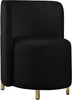 Rotunda Black Velvet Accent Chair