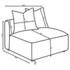 Jennifer Armless Chair