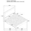 Kenora Panel Platform Storage Bed with LED Lighting