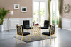 Opal Black Velvet Dining Chair