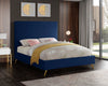 Jasmine Navy Velvet King Bed
