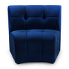 Limitless Navy Velvet Modular Chair