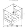 Gran Park Canopy Panel Bed