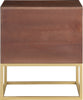 Maxine Cherry / Gold Night Stand