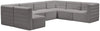 Quincy Grey Velvet Modular Sectional