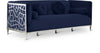 Opal Navy Velvet Sofa