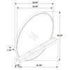 Arini Makeup Vanity Table with Wall Mirror