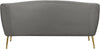 Tori Grey Velvet Loveseat