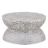 T3704-35 COFFEE TABLE SILVER