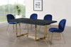 Paris Navy Velvet Dining Chair