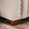 BELSIZE Loveseat Grey, Beige, & Choclate