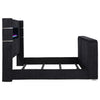 Tisdall Wingback TV Bed with Flame Visualizer