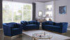 Arabella Navy Velvet Loveseat