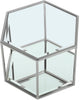 Sei Brushed Chrome Coffee Table