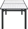 Nizuc White manufactured wood Outdoor Patio Aluminum Dining Table