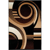 Blitar Brown Black, Brown Cream, & Gray 5' X 7' Area Rug