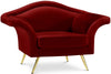 Lips Red Velvet Chair