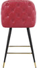 Barbosa Red Faux Leather Counter/Bar Stool