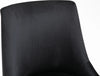 Karina Black Velvet Office Chair