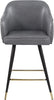 Barbosa Grey Faux Leather Counter/Bar Stool